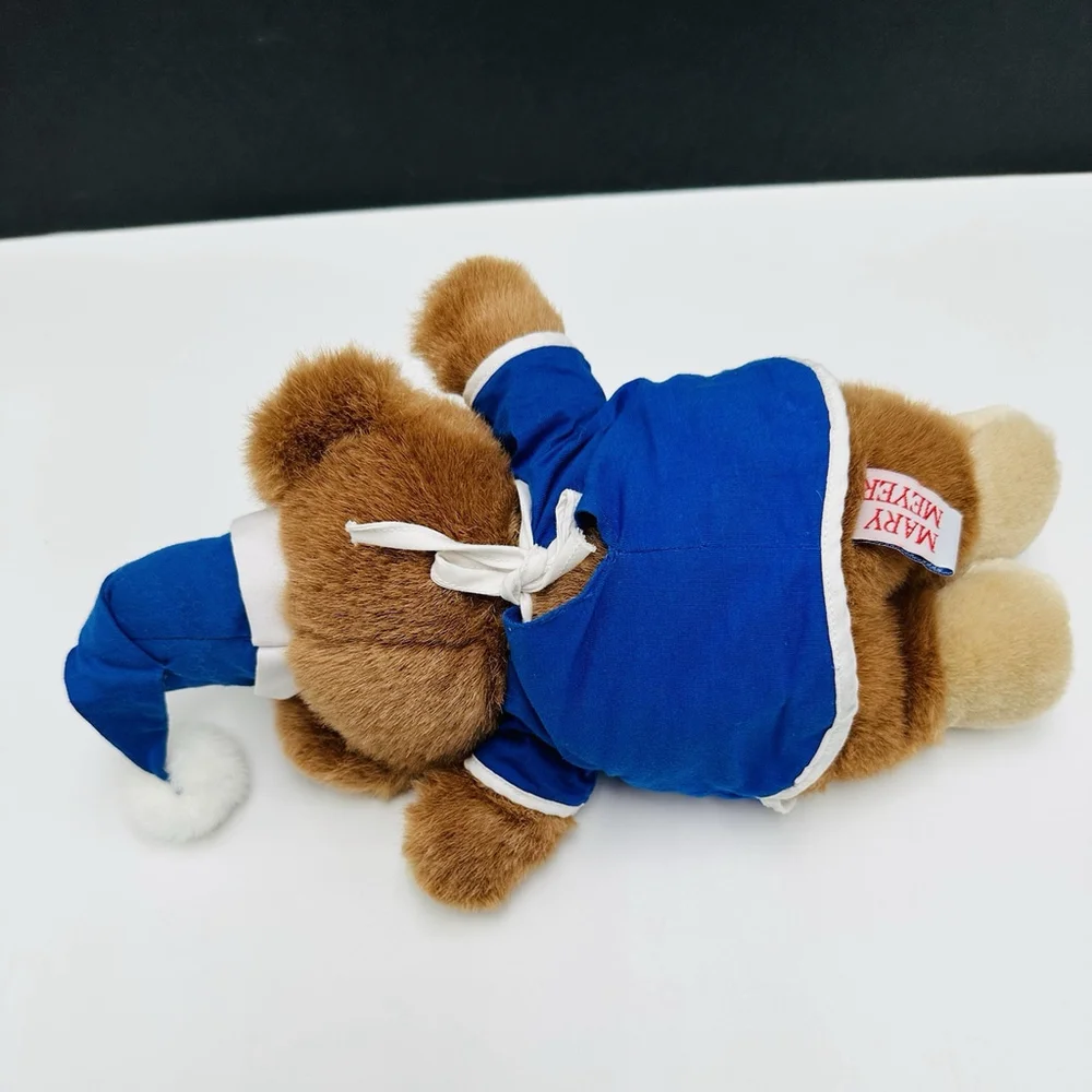 Vintage Travelodge Sleepy Bear Plush PJs Nightcap Hotel Promo 10.5” Mary Meyer